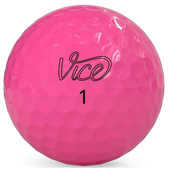 Vice Drive Golf Balls 2025 Model Pink 12 Pack - Picture 3 of 5